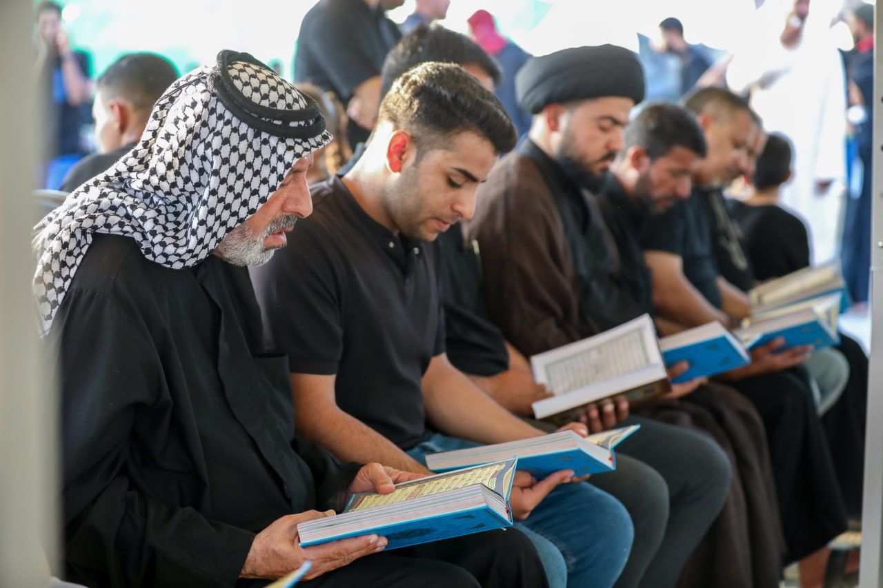 ضمن برامج المحطات التعليمية المَجمَع العلميّ يقيم محفلاً قرآنيًا في المثنى