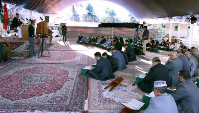 أقام معهد القرآن الكريم محفلاً قرآنياً مباركاً أحتضنه مزار بكر بن علي (عليه السلام)