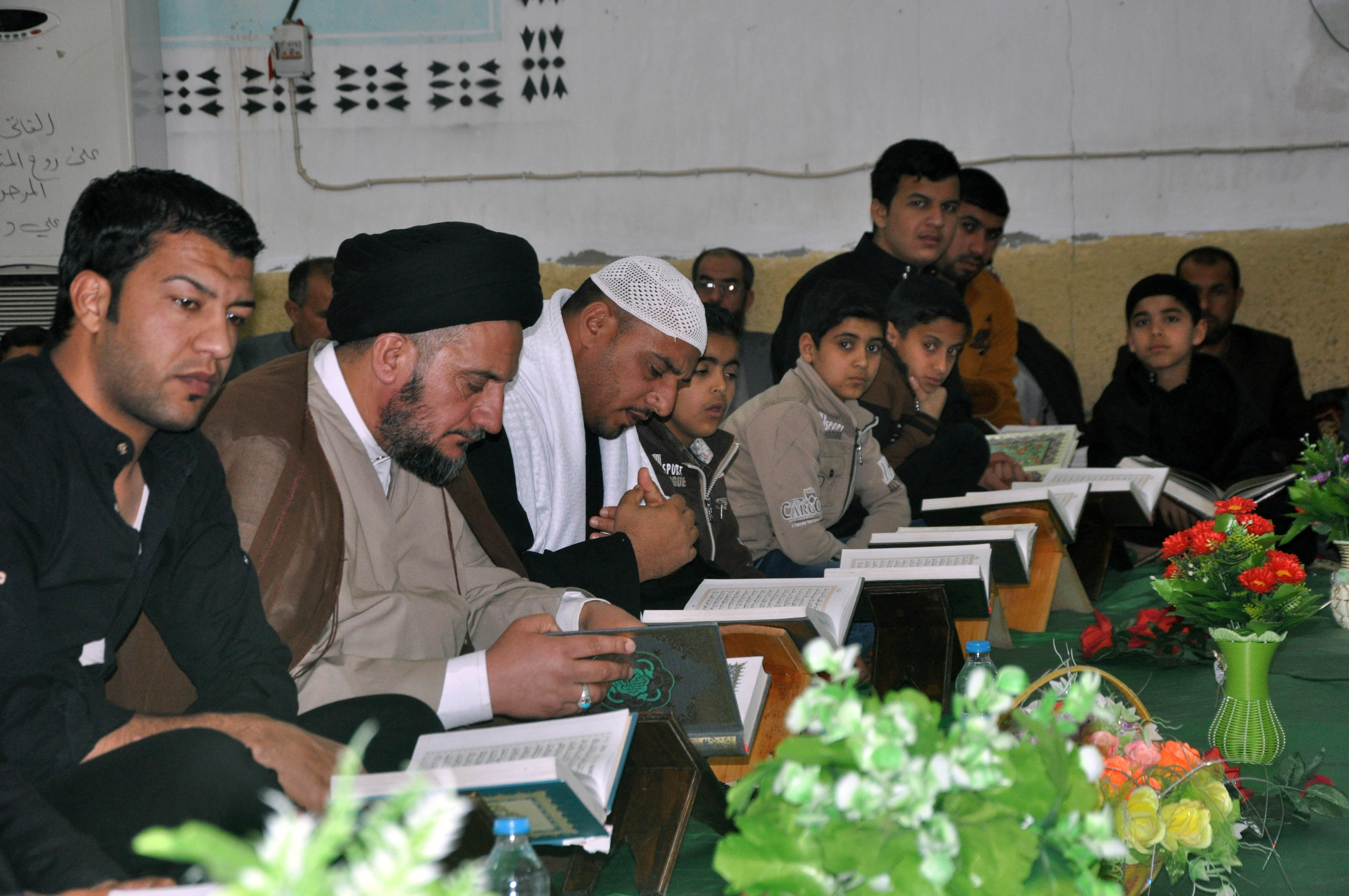 معهد القرآن الكريم فرع بغداد الشعب يقيم محفلاً قرآنياً مباركاً في ناحية آل بدير