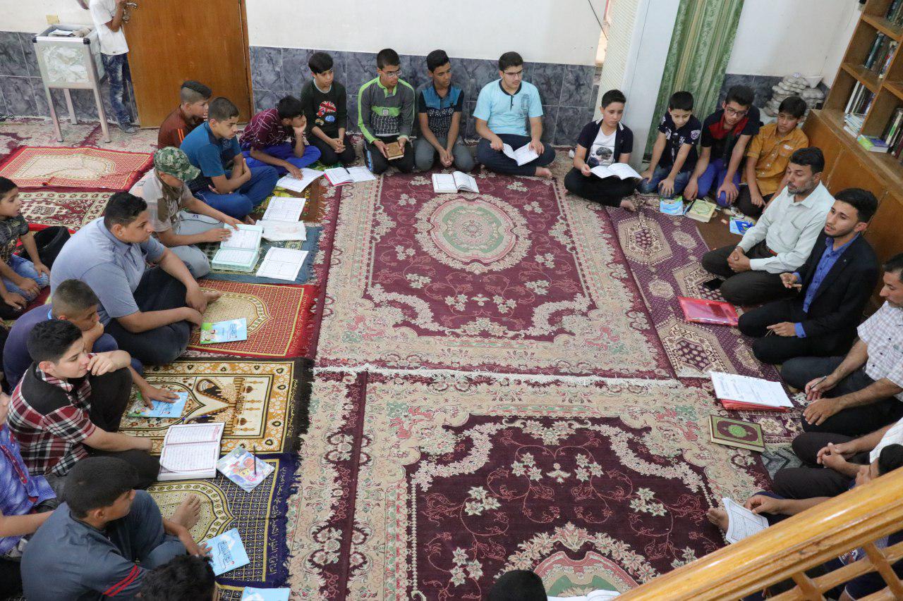 مشروع الدورات القرآنية الصيفية يصل الى المناطق النائية في اقضية ونواحي النجف الأشرف