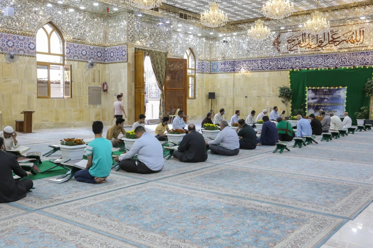 الامانة العامة للعتبة العباسية المقدسة تقيم ختمة قرآنية مرتلة في رحاب مقام الإمام المهدي (عج)