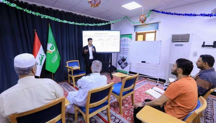 طلبة دورات الساقي يعاودون دروسهم القرآنية في كربلاء