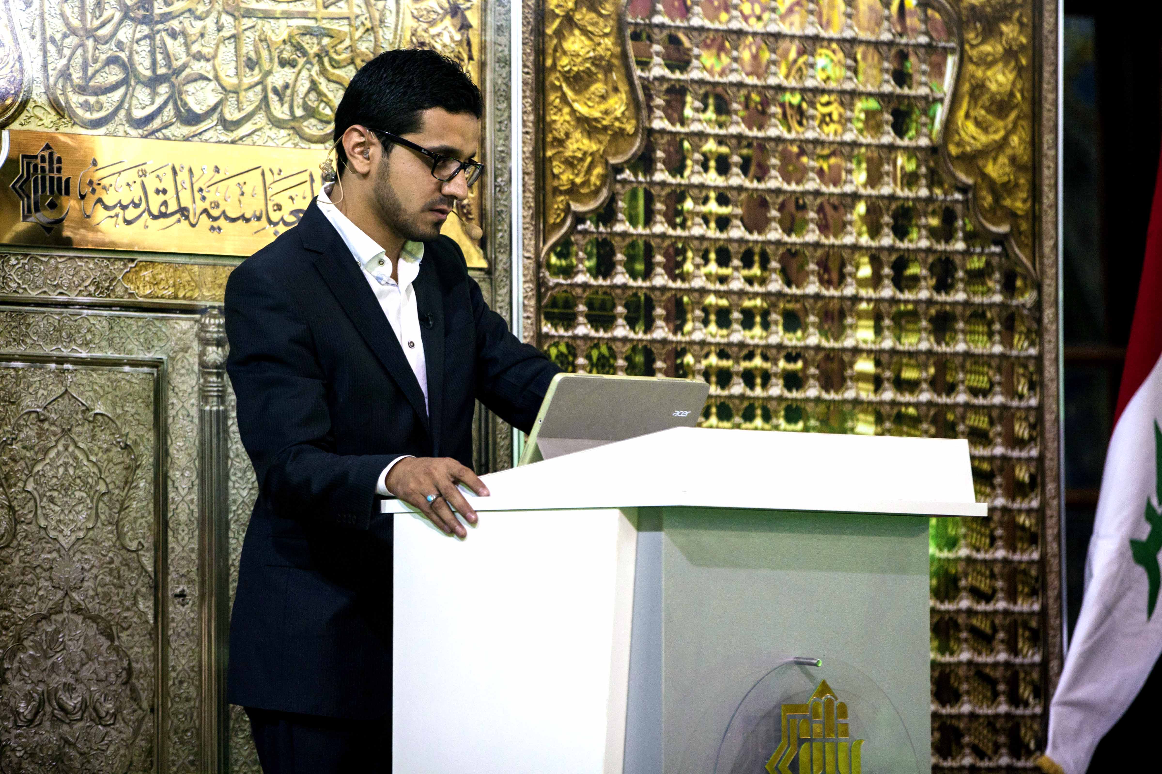 رحاب صاحب الجود (عليه السلام) تشهد انطلاق فعاليات المسابقة القرآنية الفرقية الوطنية الثانية.