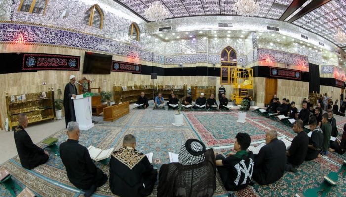 المَجمَع العلميّ يقيم محفلًا قرآنيًا بحضور وفد من محافظة واسط