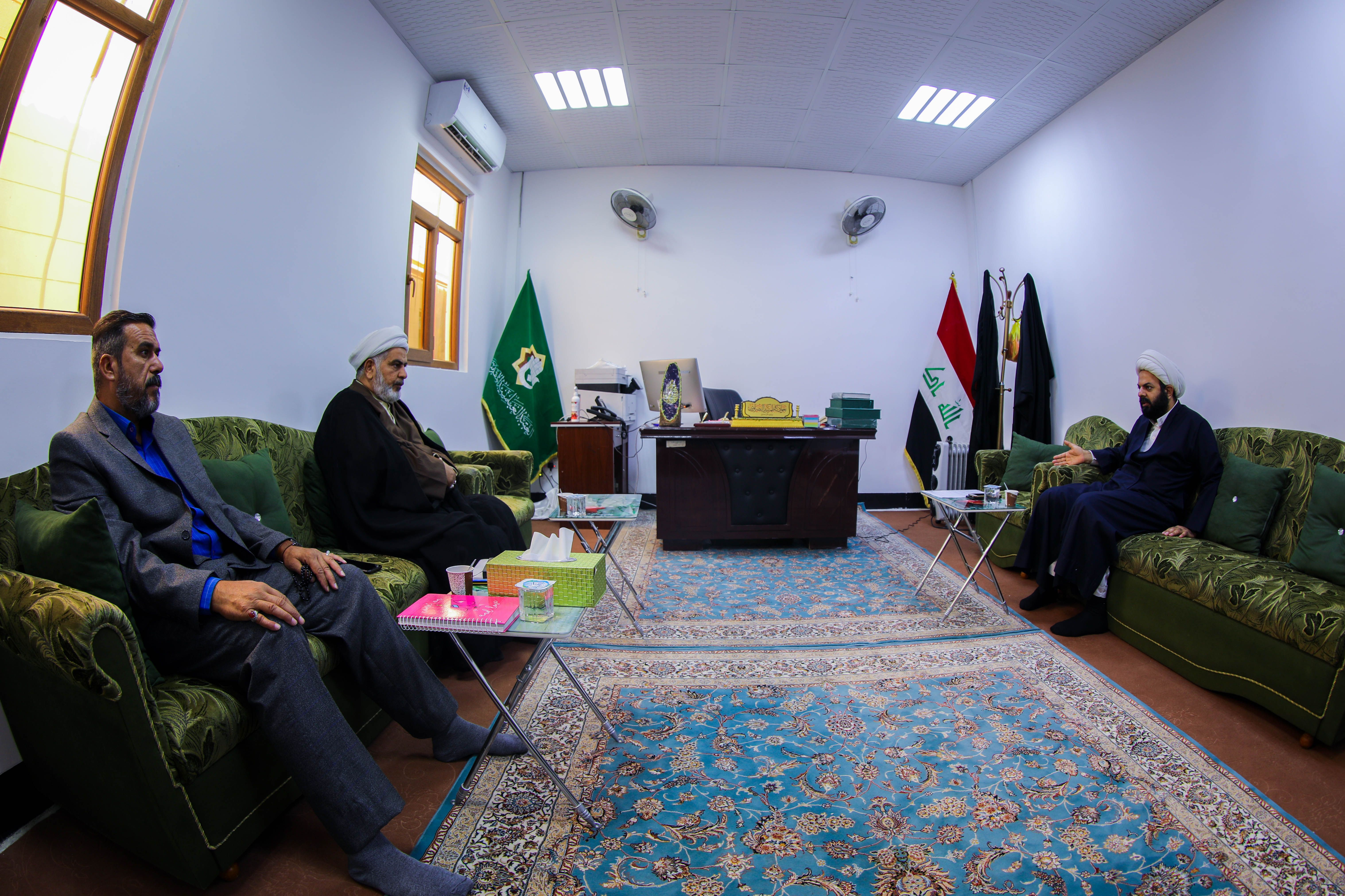 جامعة المصطفى العالمية - ممثلية العراق تزور معهد القرآن الكريم لفتح أبواب التعاون بين الطرفين