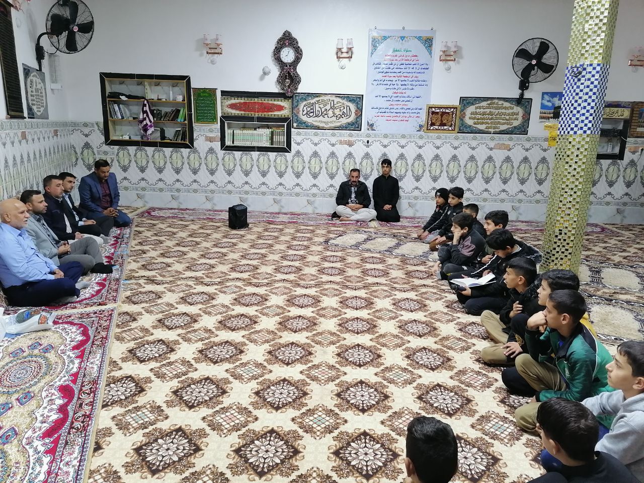 افتتاح دورة قرآنية جديدة ضمن مشروع حامل اللواء القرآني في مساجد حي التركمان شمال شرقي كربلاء