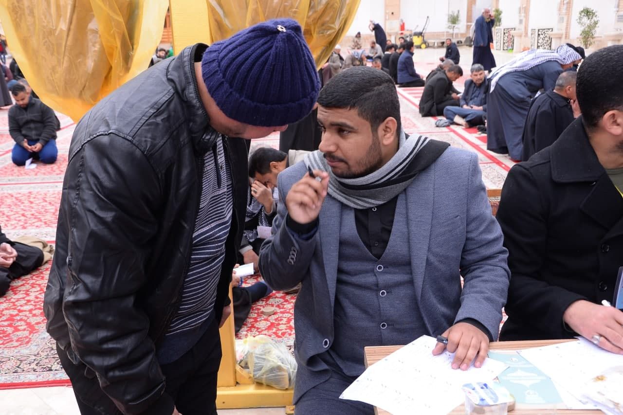 معهد القرآن الكريم يقيم مشروع القراء الصحيحة للزائرين في سامراء
