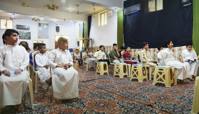 المجمع العلمي يقيم مسابقة معرفية لطلبة مشروع الدورات القرآنية في ذي قار