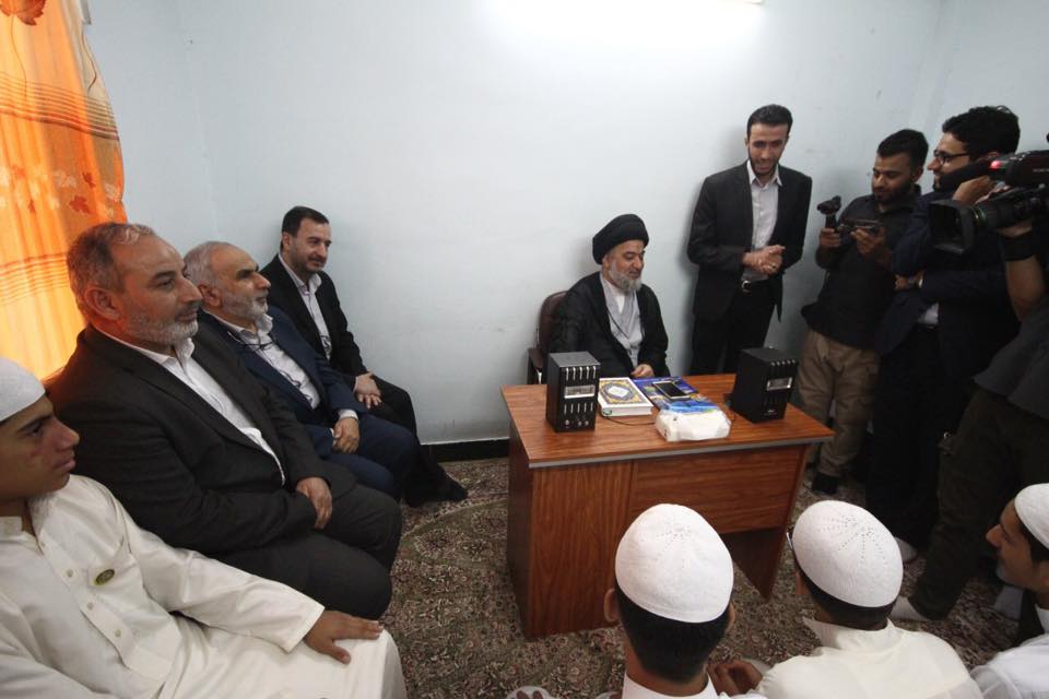 زيارة المتولي الشرعي للعتبة العباسية المقدسة السيد أحمد الصافي (دامت بركاته) لمشروع أمير القراء الوطني