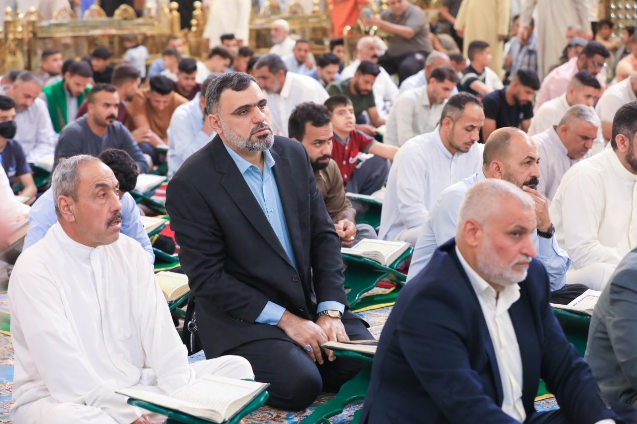 معهد القرآن الكريم يختتم برامجه الرمضانية في الصحن العباسي المطهر