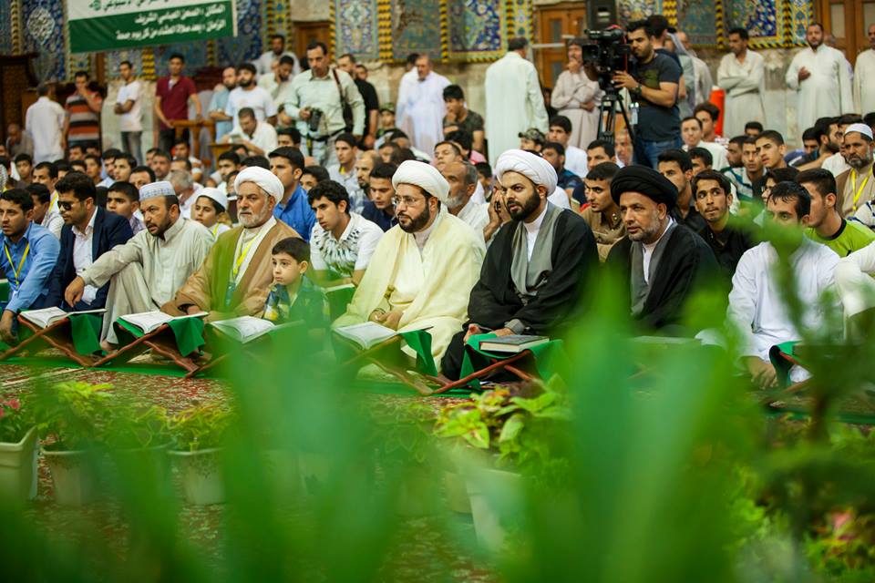  الصحن العباسي الشريف يشهد انطلاق فعاليات المسابقة القرآنية الفرقية الوطنية الأولى