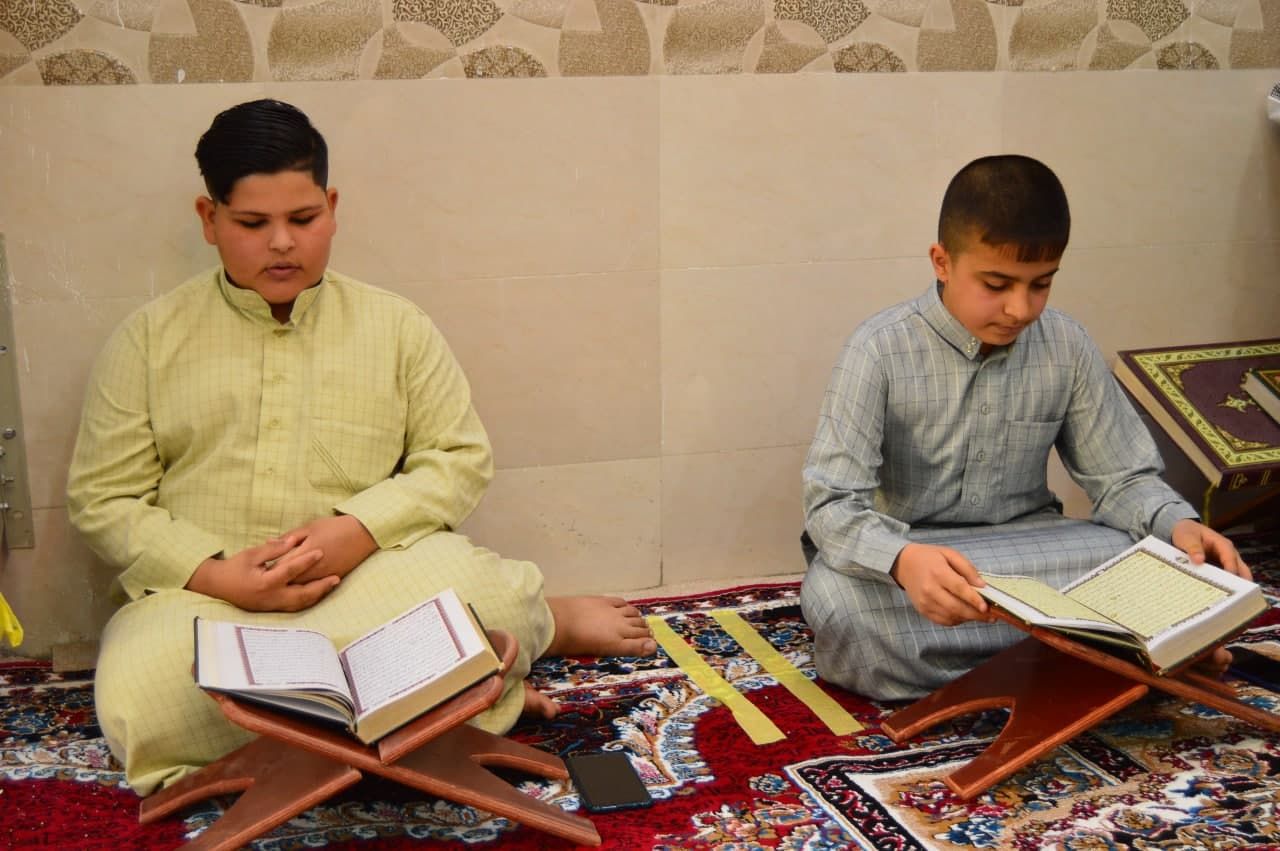 معهد القرآن الكريم يقيم أكثر من (27) ختمة قرآنية مرتلة توزعت في قضاء الهندية شرقي كربلاء المقدسة