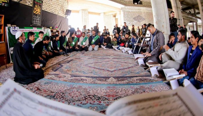 مزار العلوية شريفة بنت الحسن يحتضن محفلاً قرآنياً لحفاظ معهد القرآن الكريم