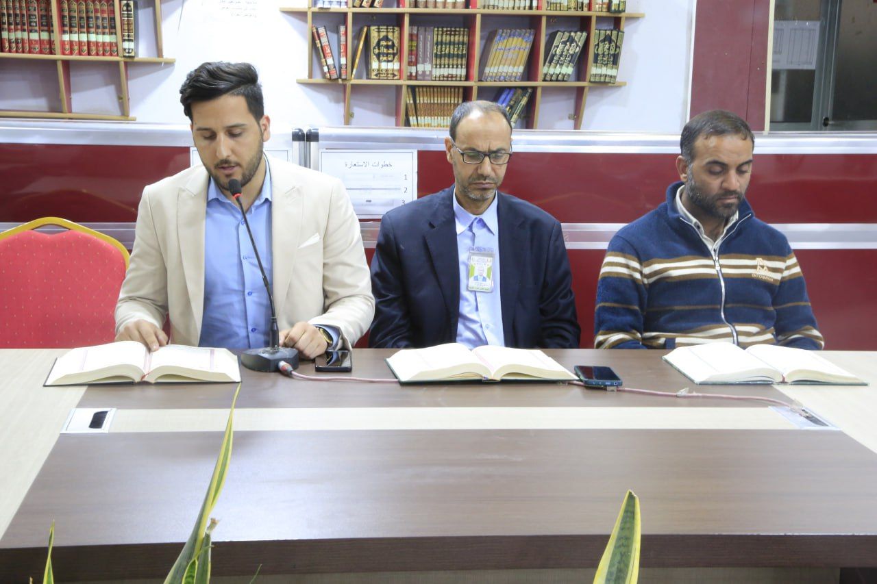 المَجمَع العلميّ والمعهد التقني في كربلاء ينظمان محفلاً قرآنياً لطلبة الأقسام الداخلية