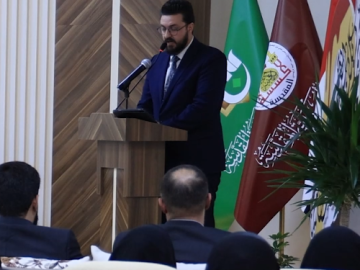 خريجات معهد الخطابة الحسينية النسوية يشدن بجهود العتبة العباسية المقدسة في إعداد الخطيبات.