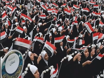 ماهي الرسائل التي وجهتها التلميذة زينب في حفل الورود الفاطمية؟