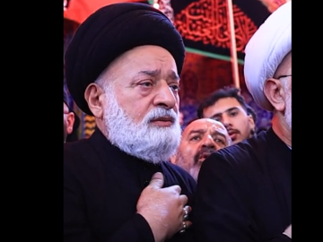 موكب عزاء طلبة العلوم الدينية في كربلاء المقدسة يحيي ليلة العاشر من المحرّم الحرام