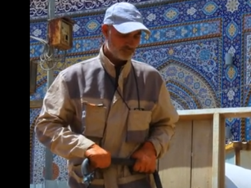 مقام الإمام المهدي (عجّل الله فرجه) ينظّم حملة صيانة وإدامة لمفاصله