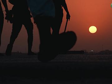 درب عشقك لا نحيد عنه واسمك موطننا سيدي يا حسين