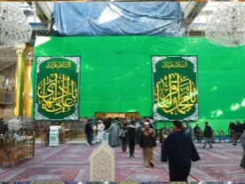 مظاهر الفرح تعم أرجاء العتبة العباسية المقدسة بذكرى ولادة الإمامين الباقر والهادي (عليهما السلام)