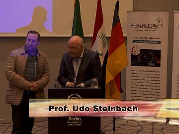 المؤتمر الفكري الأول المانيا كوتنكن العلوم الاسلامية بين العتبة العباسية المقدسة وجامعة كوتنكن البروفيسور يودو ستينباخ