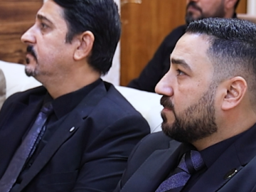 برعاية العتبة العبّاسية المقدّسة.. رفع راية العزاء العاشورائي في جامعة ميسان