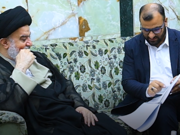 سماحة السيد الصافي يبارك مساعي قسم الإعلام المتجهة نحو (الإعلام التخصصي) لمواكبة مشاريع العتبة العباسية المقدسة المتنامية