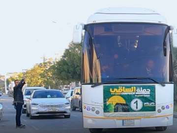 برعاية العتبة العباسية المقدسة.. انطلاق قافلة جديدة لحملة الساقي إلى الديار المقدسة لأداء مناسك العمرة