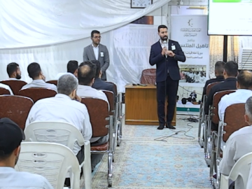 قسم حفظ النظام يقيم برنامجًا تطويريًّا لمنتسبي العتبة العباسية المقدسة الجدد