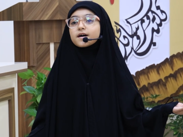 حفل تخرج خطيبات معهد الخطابة الحسينية النسوية يشهد مساجلة عن خطب السيدة فاطمة بنت الإمام الحسين (عليهما السلام).