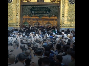 قسم رعاية الصحن الشريف يكثف جهوده لتوفير أجواء مناسبة لزائري يوم عرفة