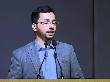 ندوة المجمع العلمي للقران الكريم بعنوان (خط الكفيل نسخ)