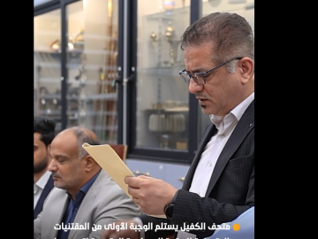 متحف الكفيل يستلم الوجبة الأولى من القطع المتحفية الخاصة بالعتبة العسكرية المقدسة بهدف ترميمها.