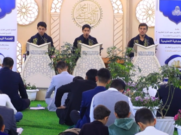 بمشاركة 50 حافظًا.. المجمَع العلمي يواصل إقامة الختمة القرآنية الرمضانية المرتّلة في مقام الإمام المهدي (عجّل الله فرجه)..