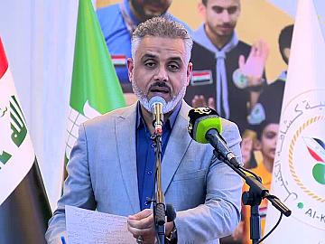 الحفل الختامي لبرنامج التطوير الحسيني الشامل السابع 1445هـ الذي تقيمه جمعية كشافة الكفيل تحت عنوان (اجيال على خطى الانبياء)