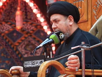 استمرار  إقامة مجالس العزاء الحسيني في صحن مرقد أبي الفضل العباس (عليه السلام) لليوم الخامس