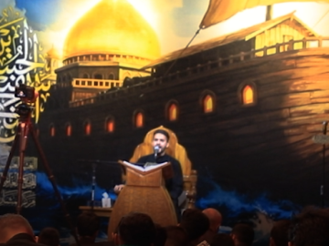 المجمع العلمي يفتتح موكب أمير القرّاء في محور (النجف – كربلاء)