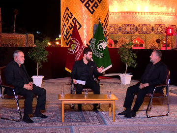 جلسة حوارية حول الجهود المبذولة في الزيارة الاربعينية مع معاون رئيس قسم حفظ النظام ومدير قسم العلاقات و الاعلام لفرقة العباس القتالية