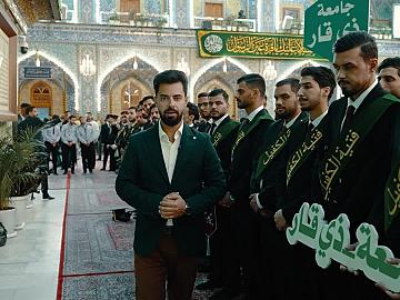 وسط أجواء الغيث والفرح العتبة العباسية المقدسة تقيم الحفل المركزي لتخرج طلبة الجامعات العراقية السادس