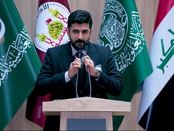 شمعة الميلاد  قصيدة الشاعر محمد الياسري في مهرجان روح النبوة النسوي العالمي السادس