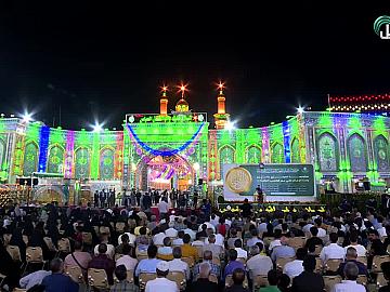 الحفل المركزي الذي تقيمه العتبة العباسية بذكرى ولادة الامام علي بن موسى الرضا(عليه السلام)