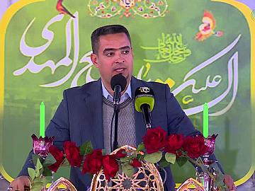 مهرجان الشموع السنوي الرابع والعشرون بمناسبة ولادة الامام المهدي (عجل الله فرجه الشريف) وايقاد 1190 شمعة بعدد سني عمره الشريف