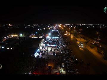 شباب من أوروبا ينبهرون بطريق الإمام الحسين (عليه السلام)