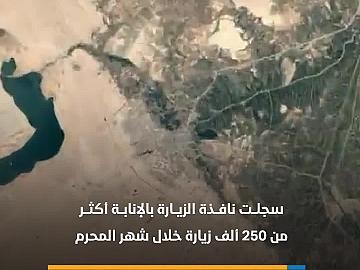 تسجيل أكثر من 250 ألف زيارة بالإنابة خلال شهر المحرم