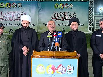 المؤتمر الصحفي لحشد العتبات المقدس حول زيارة الاربعين